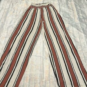 Love tree linen pants